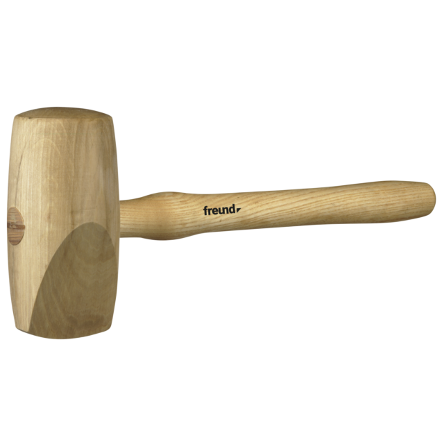 Holz-Deckhammer, rund mit Finne, Ø 80 mm